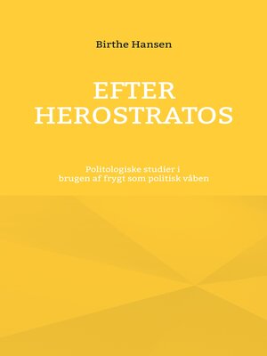 cover image of Efter Herostratos